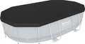 Produktbild: Bestway® PVC-Abdeckplane 418 x 230 cm, schwarz, oval