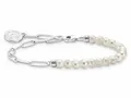 Produktbild: Thomas Sabo A2129-158-14-L15v Armband - Carrier mit Gliedern - Silber & Emaille & Zuchtperle - Weiß - 12 bis 15 cm
