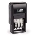 Produktbild: Trodat Printy 4810 Datumstempel für den täglichen Bürobedarf – integriertes trodatkissen, 4 Bänder (TT.MMM.JJJJ), Deutsch, Bänderlaufzeit 12 Jahre, Schrifthöhe 3,8 mm, Abdruck schwarz, CO2 kompensiert