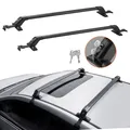 Produktbild: VEVOR Universal-Dachträger-Querstange 108cm Aluminium-Dach Schloss 2 Stk.