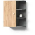 Produktbild: Livinity® Badschrank, Anthrazit, Honigeiche, Holzwerkstoff, 5 Fächer, Rechteckig, 47.2x59.2x20.8 cm, Badezimmer, Badezimmerschränke, Hängeschränke