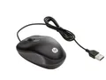 Produktbild: HP USB-Reisemaus Travel - optische Maus (kabelgebunden, 1000dpi, 2 Tasten, Links