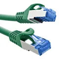 Produktbild: InLine Patchkabel, Cat.6A, S/FTP, TPE (LSZH), CCA, PoE, LAN, Ethernet, Netzwerk Kabel, RJ45 Gigabit, grün, 3m, 72603G