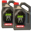 Produktbild: 8 Liter Motul 5100 10W40 4-Takt Motorradöl 10W-40 4T Öl JASO MA2 API SL 104068