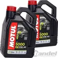 Produktbild: 2x 4L MOTUL 5000 4T 10W-40 ÖL MOTORRADÖL 10W40 MOTORÖL MOTORRAD ÖL MA2 API SM SL