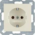 Produktbild: Berker 47438982 Steckdose SCHUKO, S.1, weiß glänzend