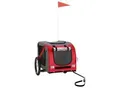Produktbild: VidaXL Fahrradanhänger Hund 133,5 x 69 x 73,5 cm (L x B x H) rot