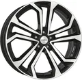 Produktbild: 4x Alufelgen DEZENT TA dark Black polished 7,5x17 ET38 LK5 114 17 Zoll Felgen Al