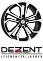 Produktbild: Dezent TA dark 7,5x17 5/114.3 ET38 Black/polished front