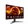 Produktbild: AOC Gaming 27G2ZNE - 27 Zoll Full HD Monitor, 240 Hz, 0,5 ms MPRT, FreeSync Prem. (1920x1080, HDMI 1.4, DisplayPort 1.2) schwarz/rot