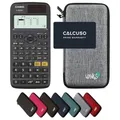 Produktbild: Casio fx-85DE X ClassWiz inkl. WYNGS Schutztasche Hellgrau - Wissenschaftlicher Taschenrechner - Basic Set