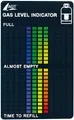 Produktbild: AGT Gasanzeige: Gasstand-Anzeiger für handelsübliche Gasflaschen, 22-stufige Skala (Gas Level Indicator, Gas Level Indikator, Füllstandsanzeiger Gasflasche Camping)