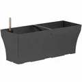 Produktbild: Bewässerungskasten NEO-Line 50cm anthrazit Pflanzkasten Blumenkübel Pflanzen NEU