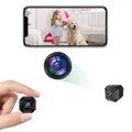 Produktbild: CKKYBB Mini Kamera 4K Full HD WLAN Kamera - Live Übertragung Handy APP Für WiFi Indoor Camera Cloud-Speicher HD-Nachtsicht und Bewegungserkennungsalarm, Perfekte Kamera für Zuhause