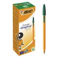 Produktbild: BIC Orange Original Fine Ballpoint Pens Fine Point (0.8 mm) - Green, Box of 20