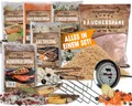 Produktbild: Angel-Berger Räucherset Räucherpaket Geschenk Räuchern Räucherlauge Räuchermehl Räucherhaken Räucherthermometer