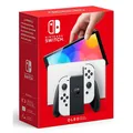 Produktbild: Nintendo Switch OLED Spielekonsole WLAN Bluetooth microSD iTouch-Screen weiß