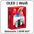 Produktbild: Nintendo Switch OLED Konsole | 64GB | Weiß | SEHR GUT