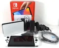 Produktbild: Nintendo Switch OLED-Modell 64GB Handheld-Spielekonsole Weiß + 128GB Micro SD *