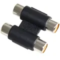 Produktbild: Audio Adapter Verbinder 2 Cinch Kupplungen auf 2 Cinch Kupplungen RCA