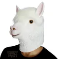 Produktbild: Halloween Kostüm Party Tierkopf Latex Maske Alpaka