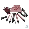 Produktbild: 5 in 1 Keramik Lockenstab mit Glätteisen - BESTOPE MIX Lockenstab Set mit Versch
