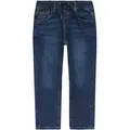 Produktbild: 5-Pocket-Jeans S.OLIVER JUNIOR, Jungen, Gr. 98, N-Gr, blau (blaureg), Denim/Jeans, Obermaterial: 85% Baumwolle, 14% Polyester, 1% Elasthan, unifarben, regular fit knöchellang, Jeans 5-Pocket-Jeans, mit elastischem Bund und Kordelzug