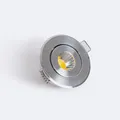 Produktbild: LEDKIA LIGHTING LED Downlight Einbaustrahler Rund COB CRI90 Ausschnitt Ø 45 mm Silber 4000K Neutralweiß