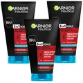 Produktbild: 3x 150ml Garnier Hautklar 3 in 1 Kohle Anti Mitesser Reinigung Peeling Maske