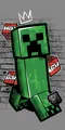 Produktbild: Minecraft Metro Art Creeper Badetuch Strandtuch 70cm x 140cm Kinder Handtuch