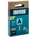Produktbild: NOVUS Heftklammer A 042-0773 53/6 verzinkt 1.800 Stück
