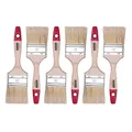 Produktbild: HARDY WORKING TOOLS Flachpinsel-Set 6-teilig, 6 Stück – 60 mm Breite, Malerpinsel Set mit Holzgriff, Lackpinsel Serie *36*, 6PCS, Pinselset A0200-360625