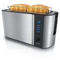 Produktbild: Edelstahl Toaster Langschlitz 4 Scheiben  Defrost Funktion  wärmeisolierende...