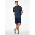 Produktbild: Schiesser Shorty Casual Essentials (2 tlg) mit Streifen blau S (48)
