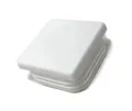 Produktbild: Design61 10x Vierkant Rohrstopfen Lamellenstopfen 40x40 mm mit Lamellen für