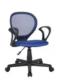 Produktbild: SixBros. Bürostuhl Blau/Schwarz - H-2408F/2059