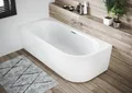 Produktbild: RIHO Desire Corner Eck-Badewanne, Version rechts, 184x84x60cm, 230 Liter, weiß