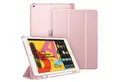 Produktbild: Fintie Tablet-Hülle für iPad 9. Gen 2021/8. Gen 2020/7. Gen 2019 10.2 Zoll mit Stifthalter, ultradünne leichte Case mit transparenter Rückseite & Auto Schlaf/Wach