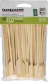 Produktbild: Fackelmann Fingerfood-Sticks 50er Set – Spieße aus Holz für kleine Snacks – 50 Party-Picker für Häppchen, Kanapee, Fingerfood und Co. – ca. 15 cm lang