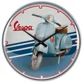 Produktbild: Nostalgic-Art Retro Wanduhr, Ø 31 cm, Vespa – Iconic – Geschenk-Idee für Roller-Fans, Original Lizenzprodukt (OLP), Große Küchenuhr, Vintage Design