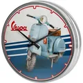 Produktbild: Vespa Nostalgie Wanduhr Glas 31 cm Wall Clock Roller Iconic Italien