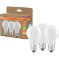 Produktbild: 3 x Osram LED Filament A60 Birnenform 3,8W = 60W E27 matt 806lm warmweiß 2700K Ultra effizient
