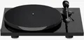 Produktbild: Pro-Ject E1 schwarz Voreingestellter Ortofon OM 5E Tonabnehmer Plattenspieler