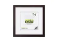Produktbild: Oslo MasterLine Bilderrahmen Holz massiv Echtglas Hoch- Querformat Puzzlerahmen FSC-zertifiziert, 30x30 dunkelbraun