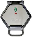 Produktbild: Unold Bobby Waffeleisen Cool-Touch-Gehäuse, Antihaftbeschichtung, Automatische Temperaturanpassung Schwarz, Edelstahl (gebürstet)