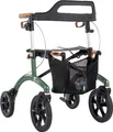 Produktbild: Saljol Allround Rollator inkl. Gratis Zubehör: Matt Black / 54 cm Farbe: Matt Black Sitzhöhe: 54 cm