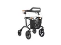 Produktbild: Saljol Rollator Saljol Allround Rollator mit Vollausstattung Farbe: Magic Black, Inkl. Rückengurt, Netztasche, Stockhalter, Klingel und LED-Licht