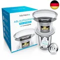 Produktbild: Bächlein Universal Ablaufgarnitur mit Überlauf (Chrom) - Pop Up Ventil für Wa