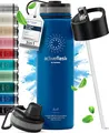 Produktbild: BeMaxx Trinkflasche Edelstahl ACTIVE FLASK blau 680ml