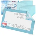 Produktbild: Harmony Care® 100 x rutschfeste Inkontinenz Bettunterlage, saugstarke Wickelunterlage, 6-lagig - 40 x 60 cm saugstarke Krankenunterlagen - Welpenunterlage einweg